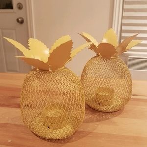 🔥 SALE Pineapple Lantern Candle Holder Set